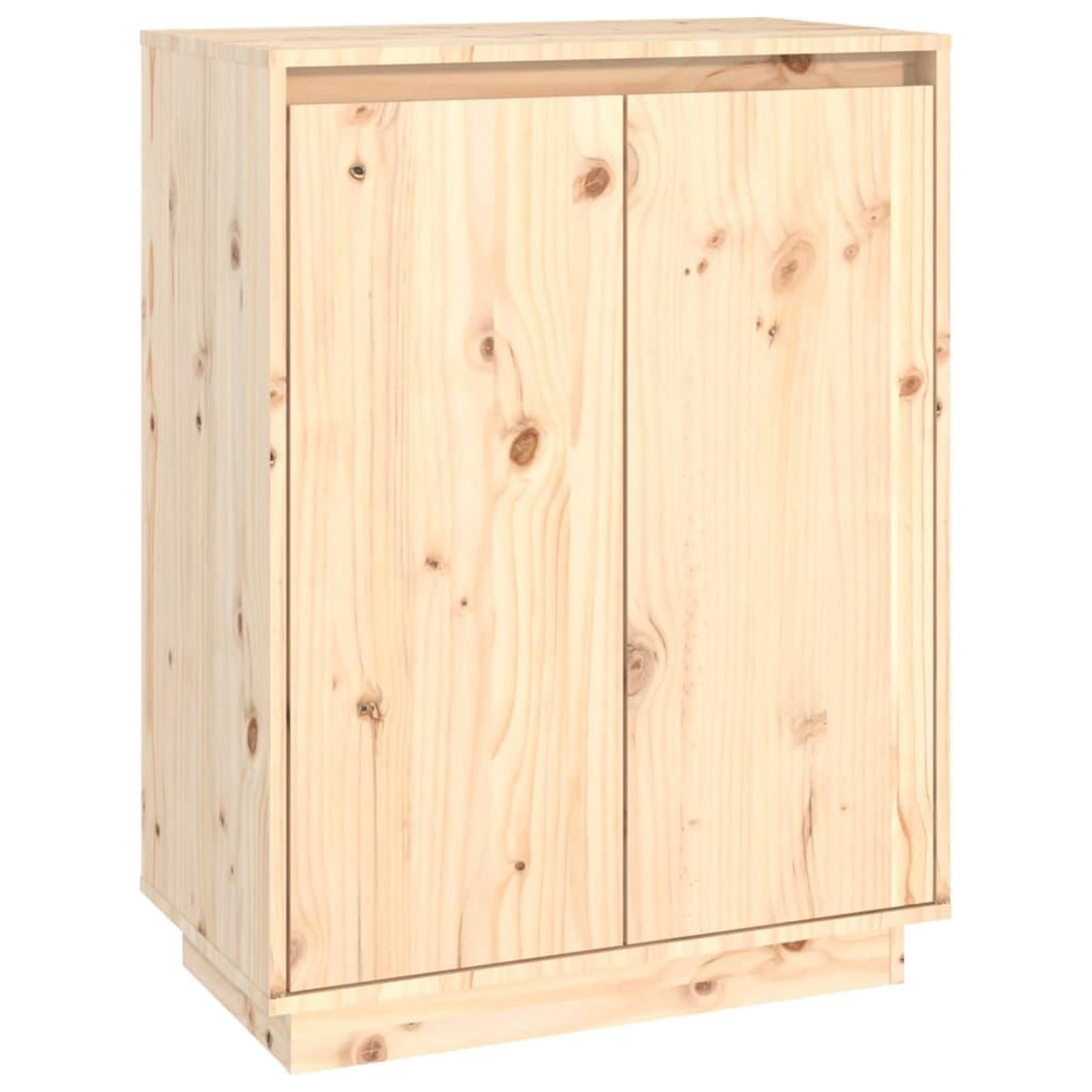 Voir la diapositive 2 : VIDAXL Armoire a chaussures 60x35x80 cm Bois de pin massif