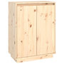 Voir la diapositive 2 : VIDAXL Armoire a chaussures 60x35x80 cm Bois de pin massif