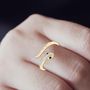 Voir la diapositive 2 : SC CRYSTAL Bague serpent taille 54 SC Crystal ornée de cristaux scintillants