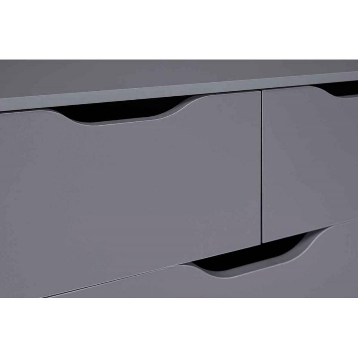 Commode haute meuble de rangement 6 tiroirs  FALONE