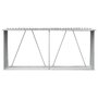 Voir la diapositive 3 : VIDAXL Abri de stockage de bois Acier galvanise 330x84x152 cm Gris