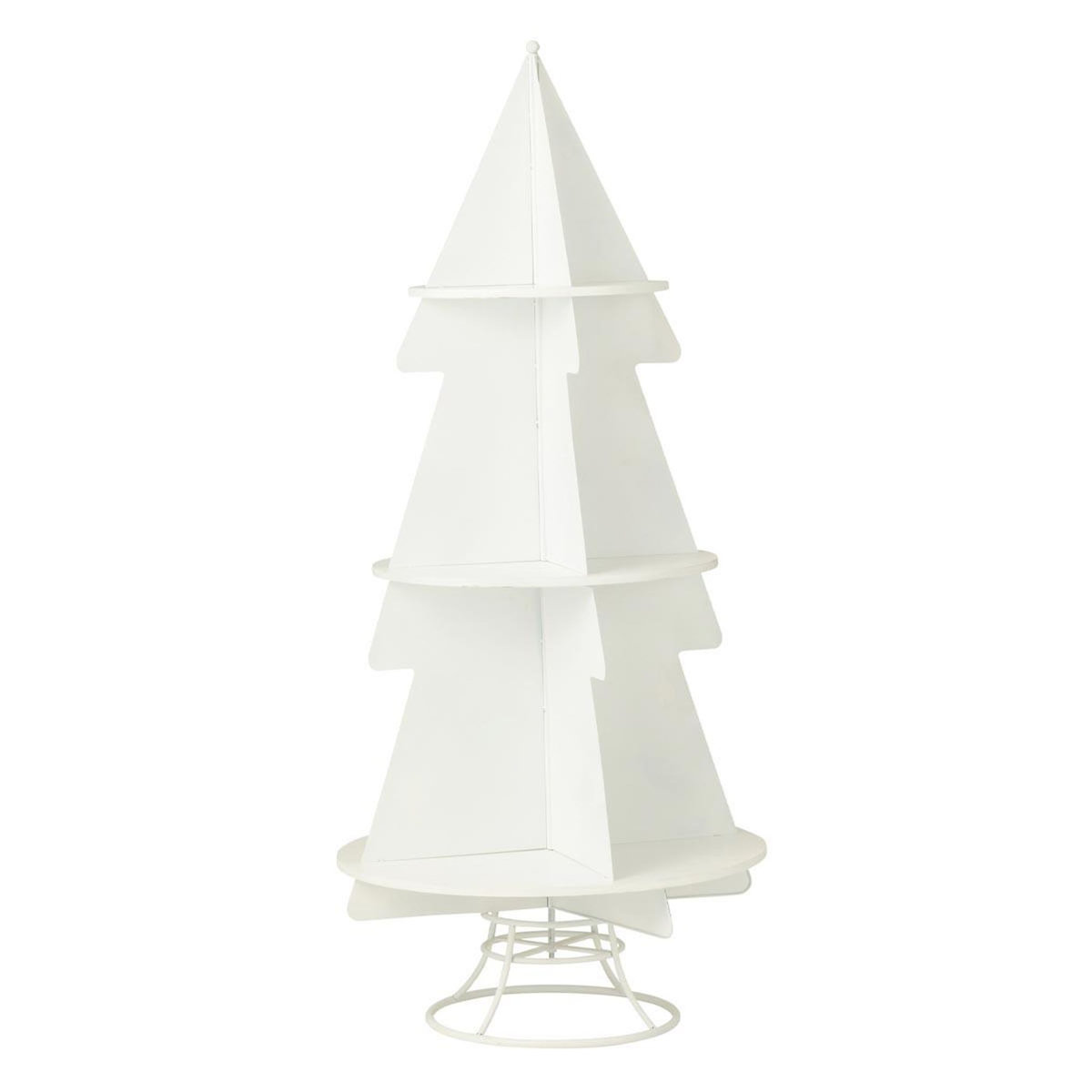 Paris Prix Étagère Sapin 3 Niveaux  Xmas  170cm Blanc