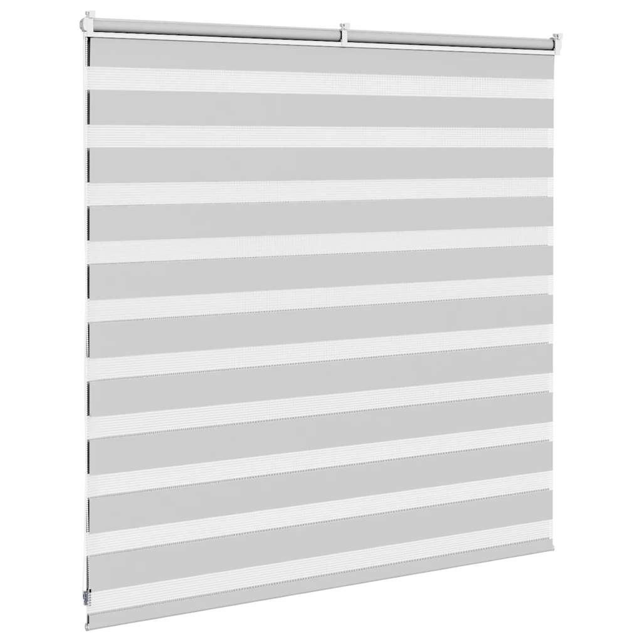 Voir la diapositive 4 : VIDAXL Store zebre gris clair largeur du tissu 135,9 cm polyester