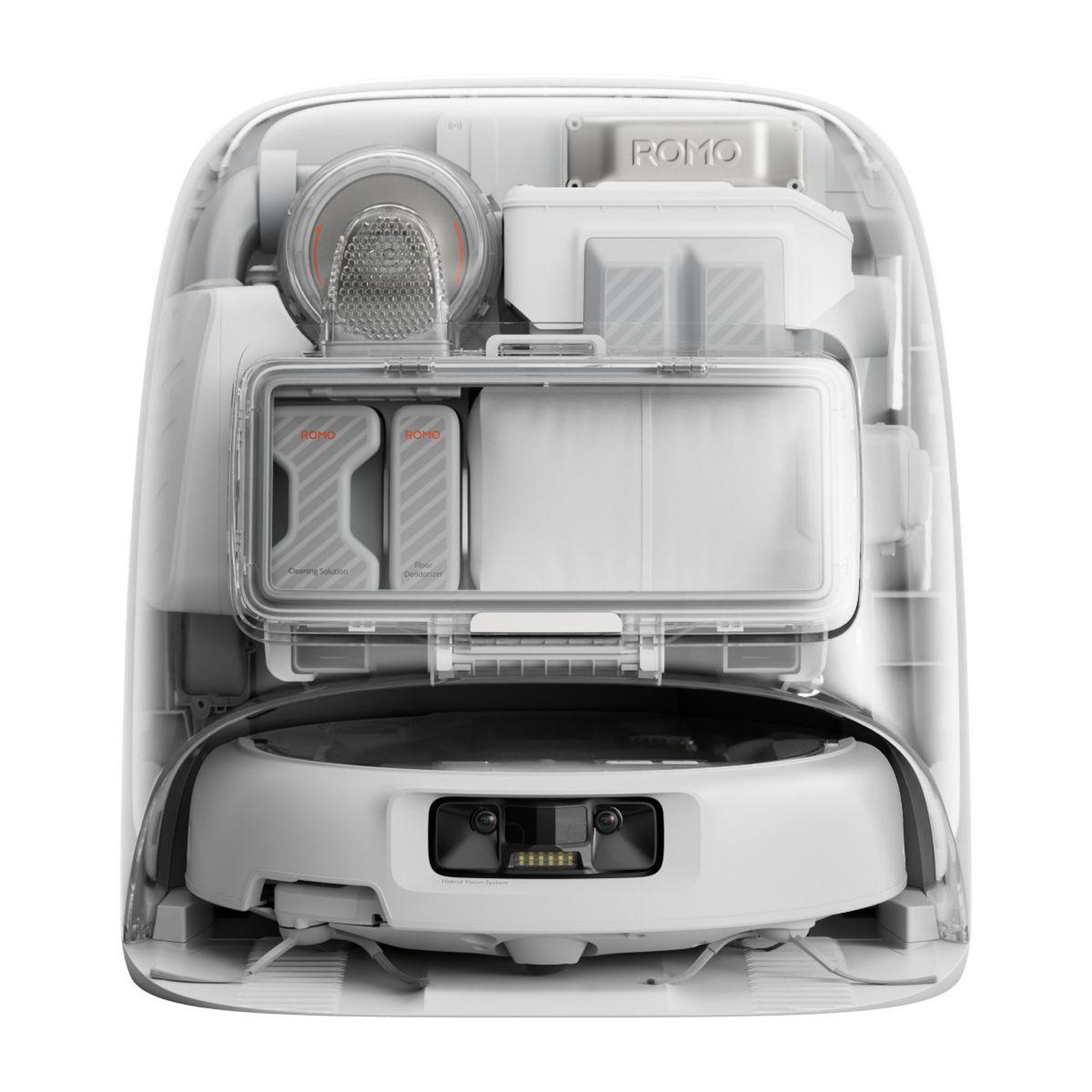 DJI Robot aspirateur laveur romo p water tank