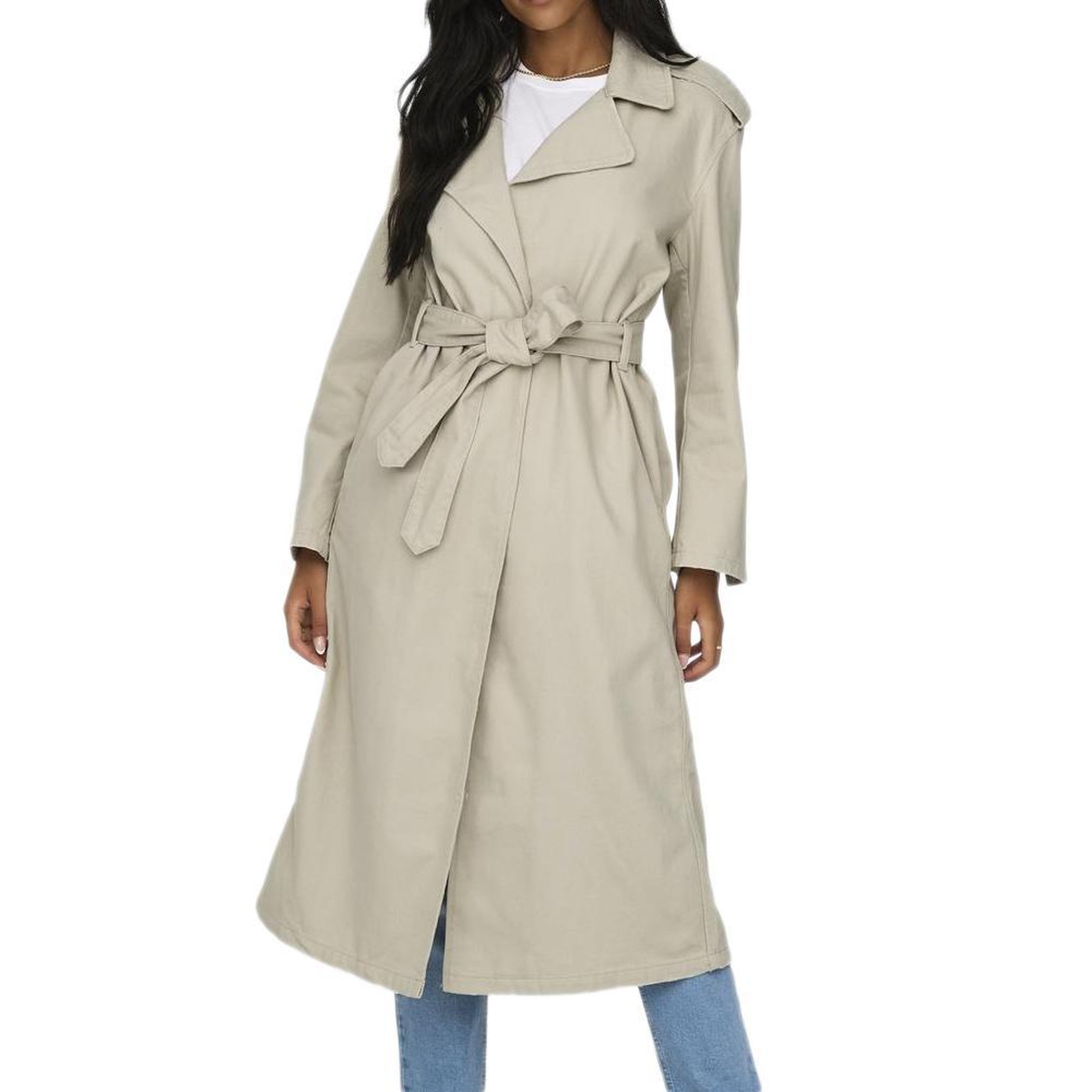 Only Manteau  Femme  Only Manila Washed. Coloris disponibles : Beige