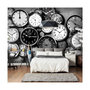 Voir la diapositive 1 : Paris Prix Papier Peint  Retro Clocks
