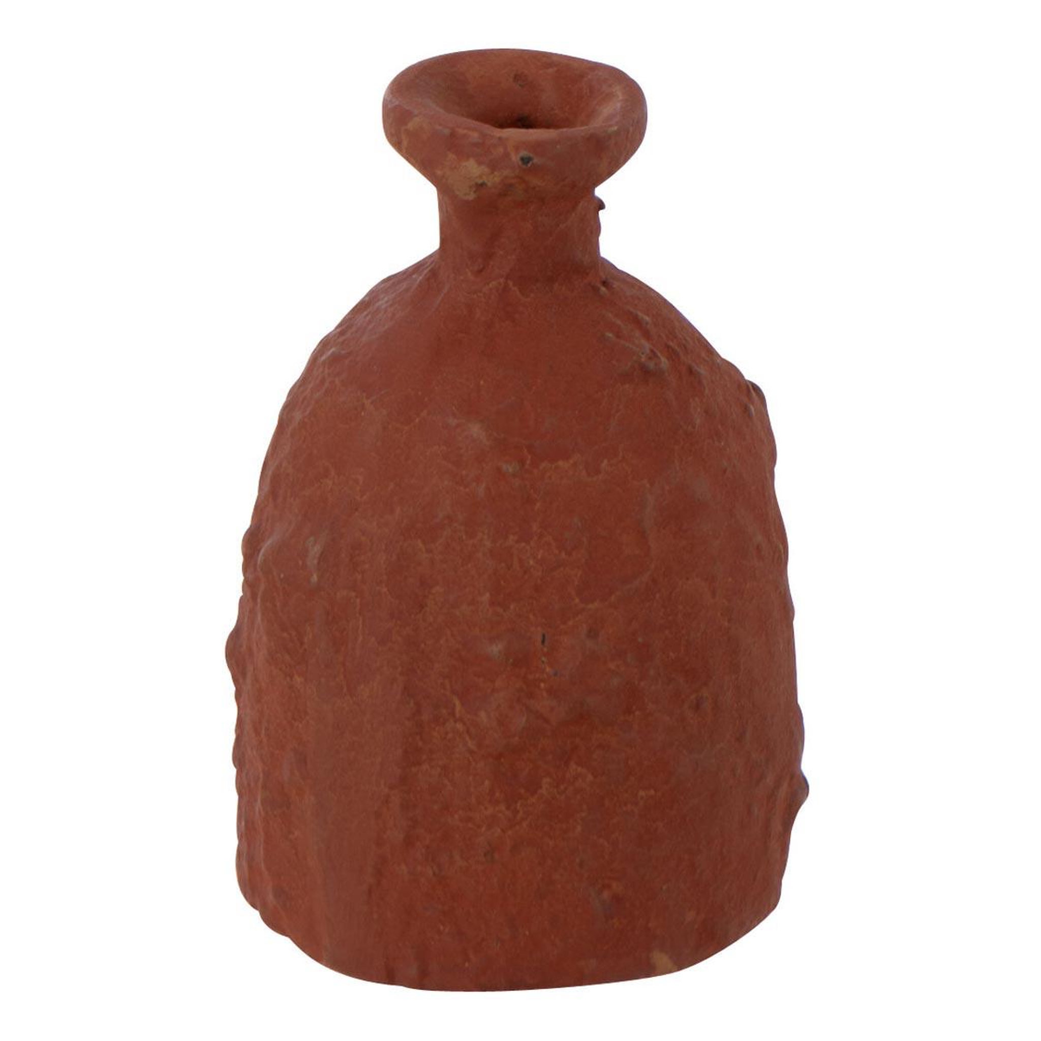 J-LINE Vase déco soliflore  automn  14cm terracotta