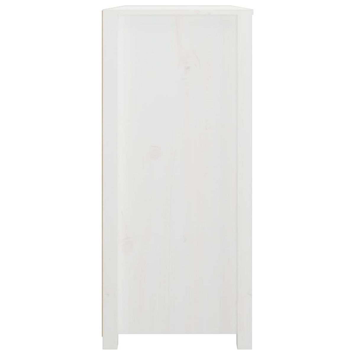 VIDAXL Armoire laterale Blanc 100x40x90 cm Bois de pin massif