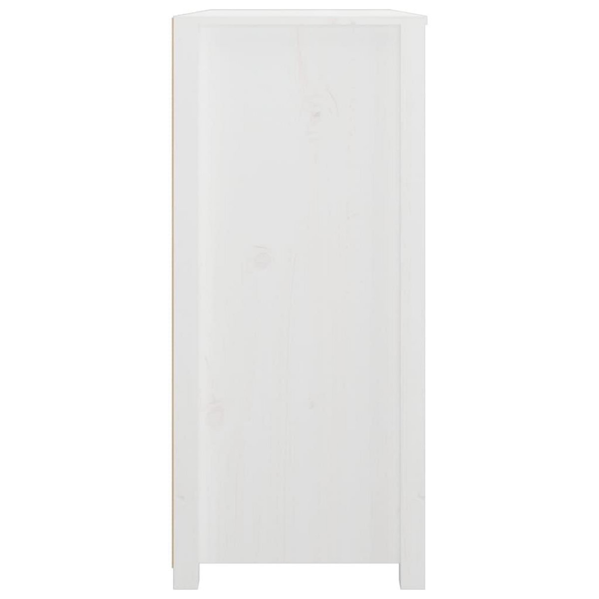 VIDAXL Armoire laterale Blanc 100x40x90 cm Bois de pin massif