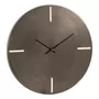 Paris Prix Horloge Murale en Métal Design  Mat  50cm Gris