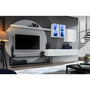 Voir la diapositive 2 : Paris Prix Ensemble Meuble TV Design  Switch I  330cm Blanc & Noir