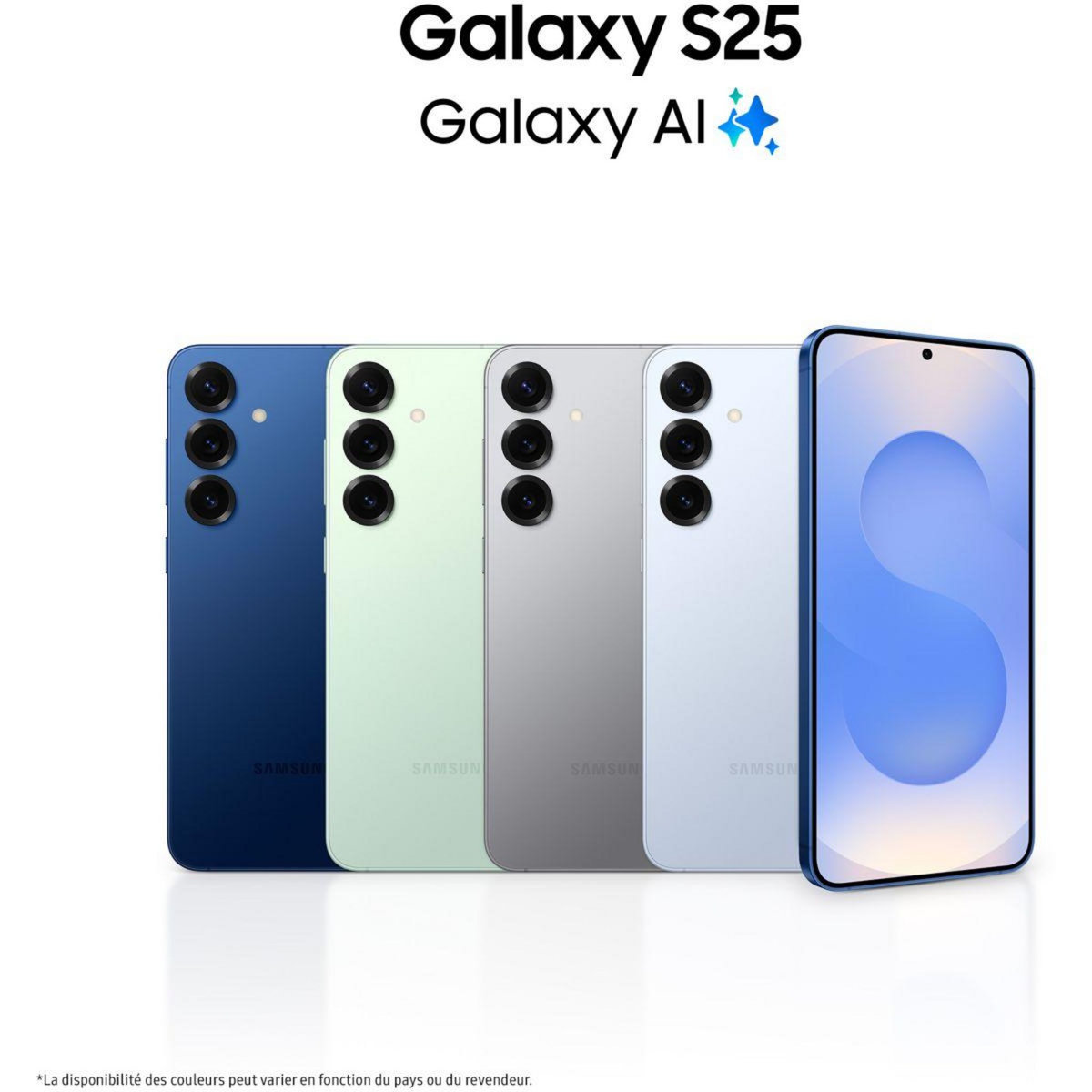 Samsung Smartphone Galaxy S25 Bleu clair 512Go 5G