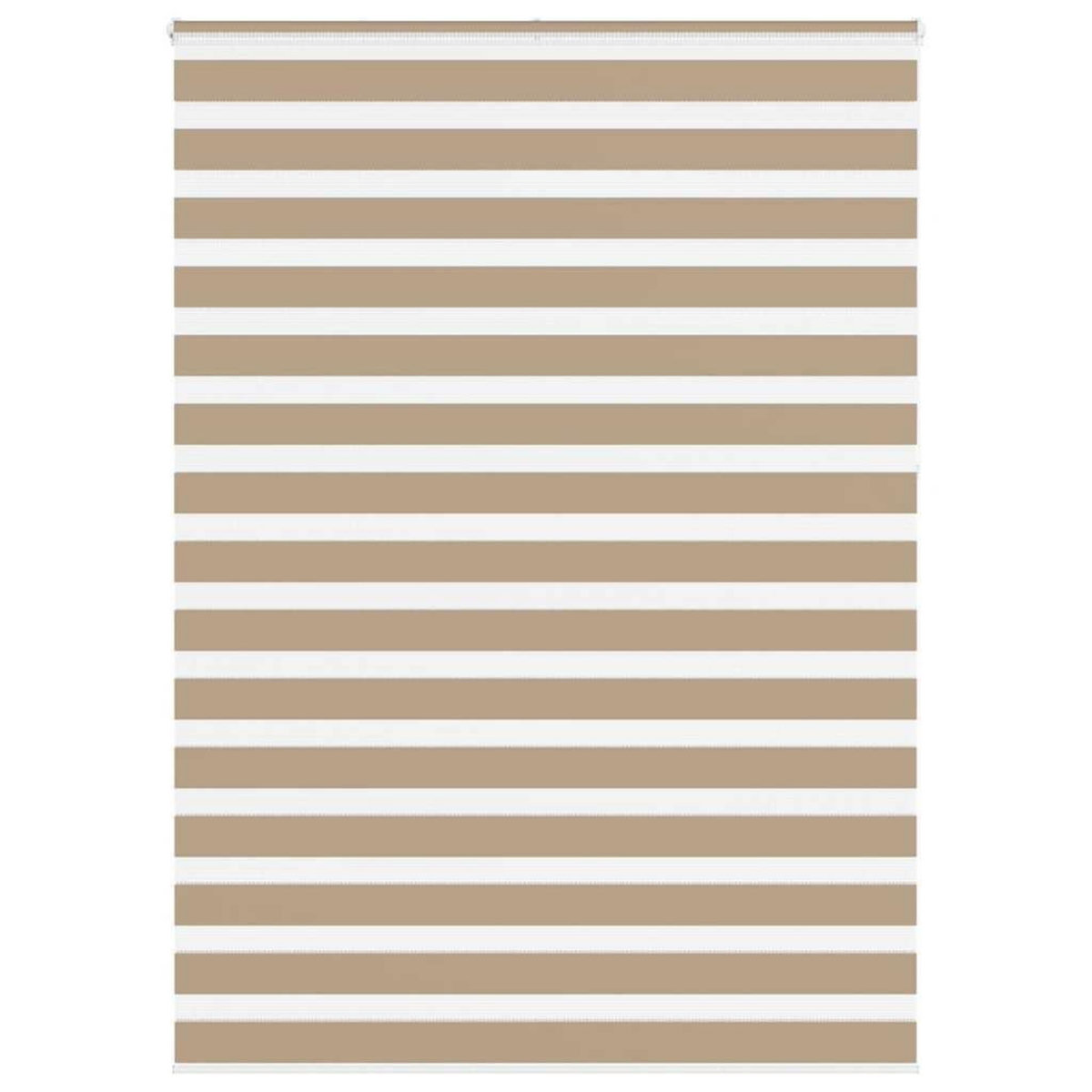 VIDAXL Store zebre marron sable largeur du tissu 155,9cm polyester