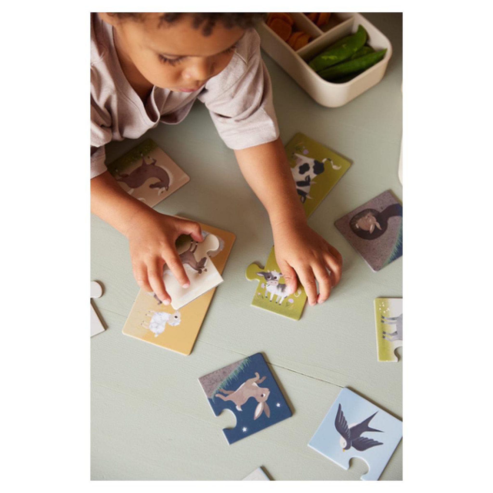 Voir la diapositive 3 : BB&CO Puzzle maman et ses bebes - animaux de la ferme