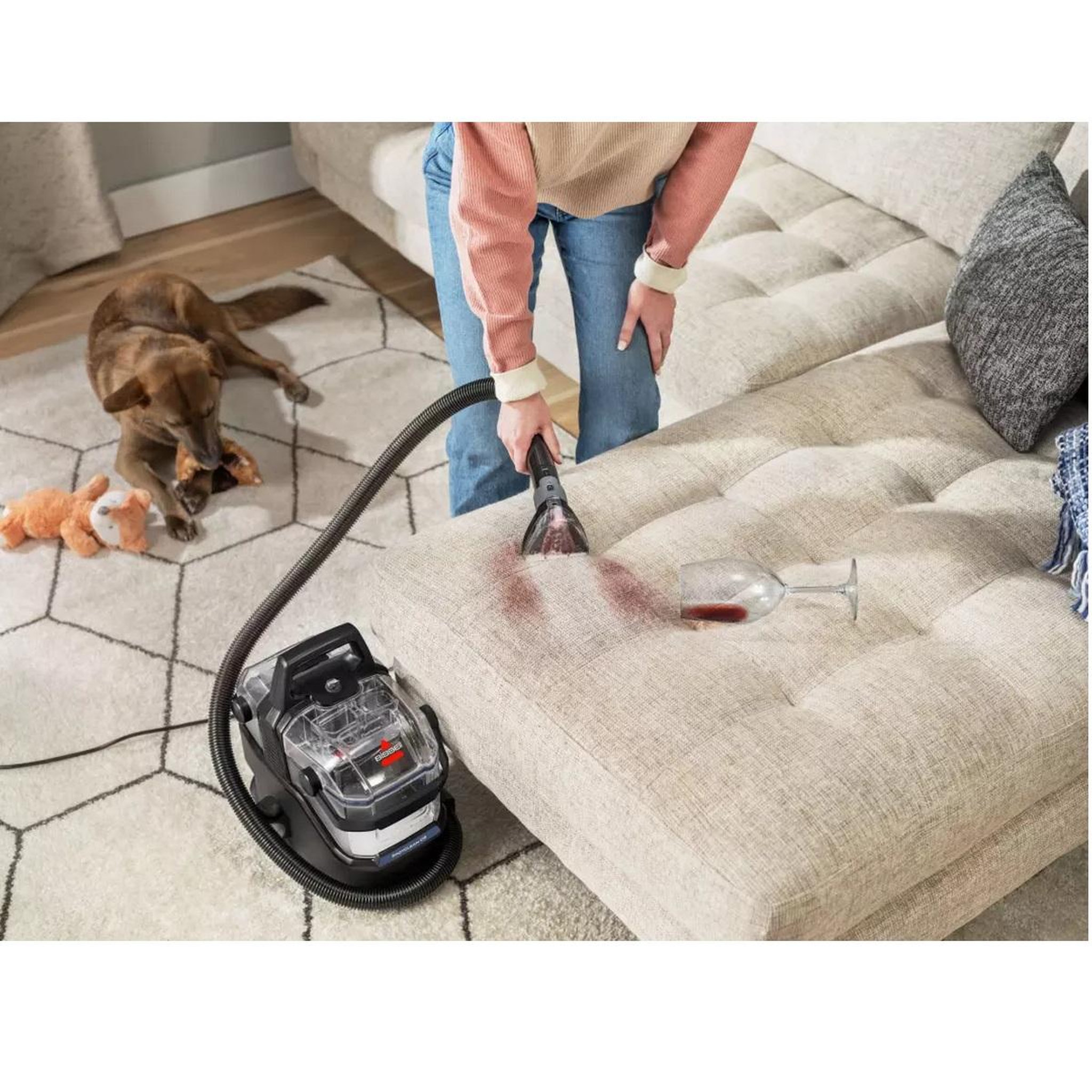 Voir la diapositive 2 : BISSELL Nettoyeur détacheur 400w noir/bleu nuit - 3989n