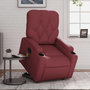 Voir la diapositive 1 : VIDAXL Fauteuil inclinable de massage electrique rouge bordeaux