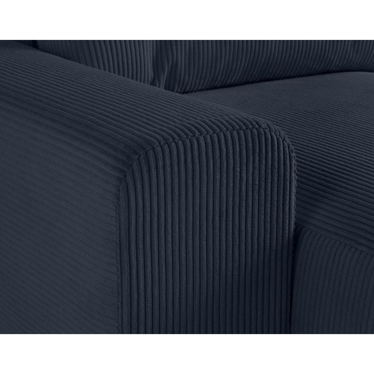 LISA DESIGN Garance - canapé modulable d'angle droit - 5 places - en velours côtelé