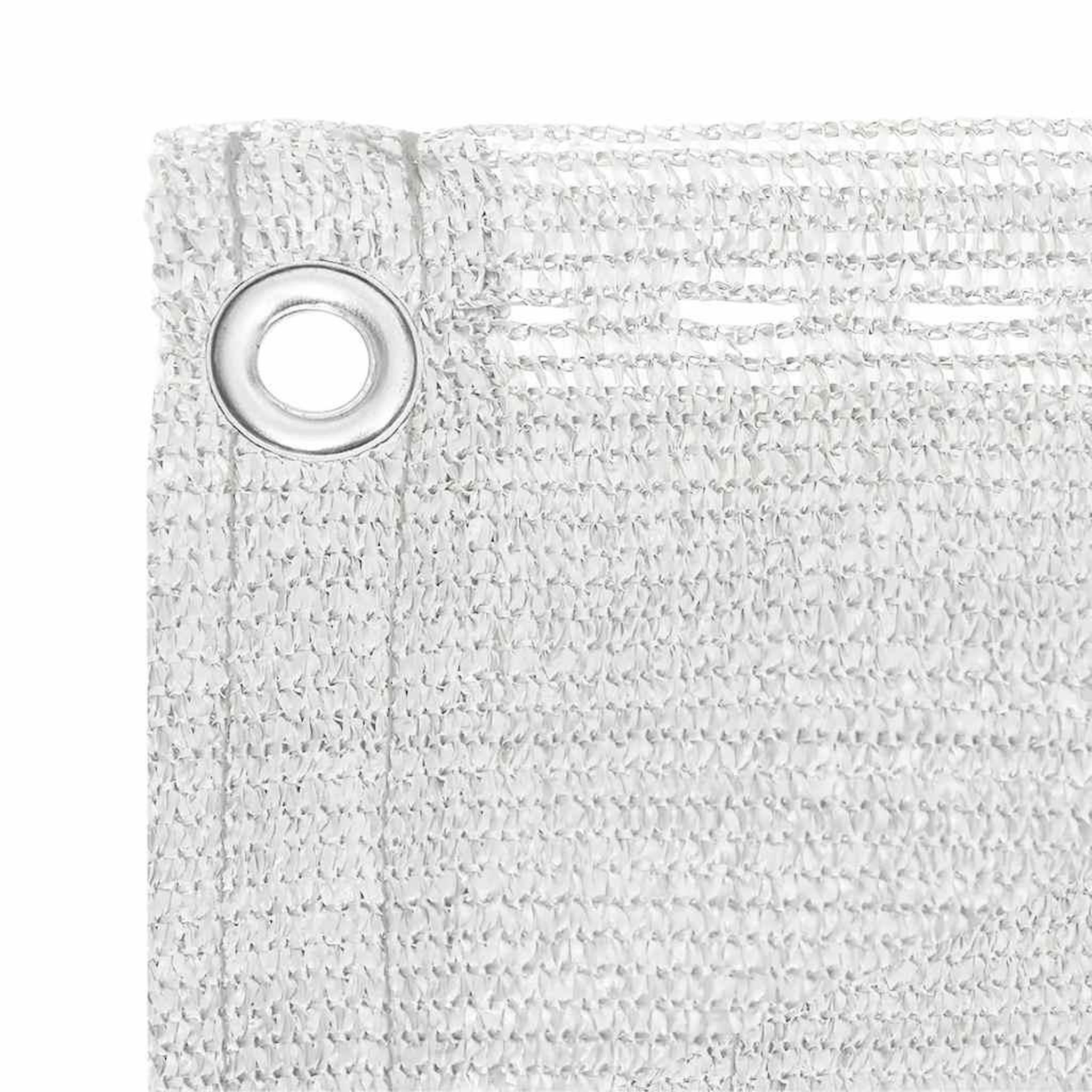 Voir la diapositive 3 : VIDAXL Ecran de balcon en pehd 90 x 600 cm blanc