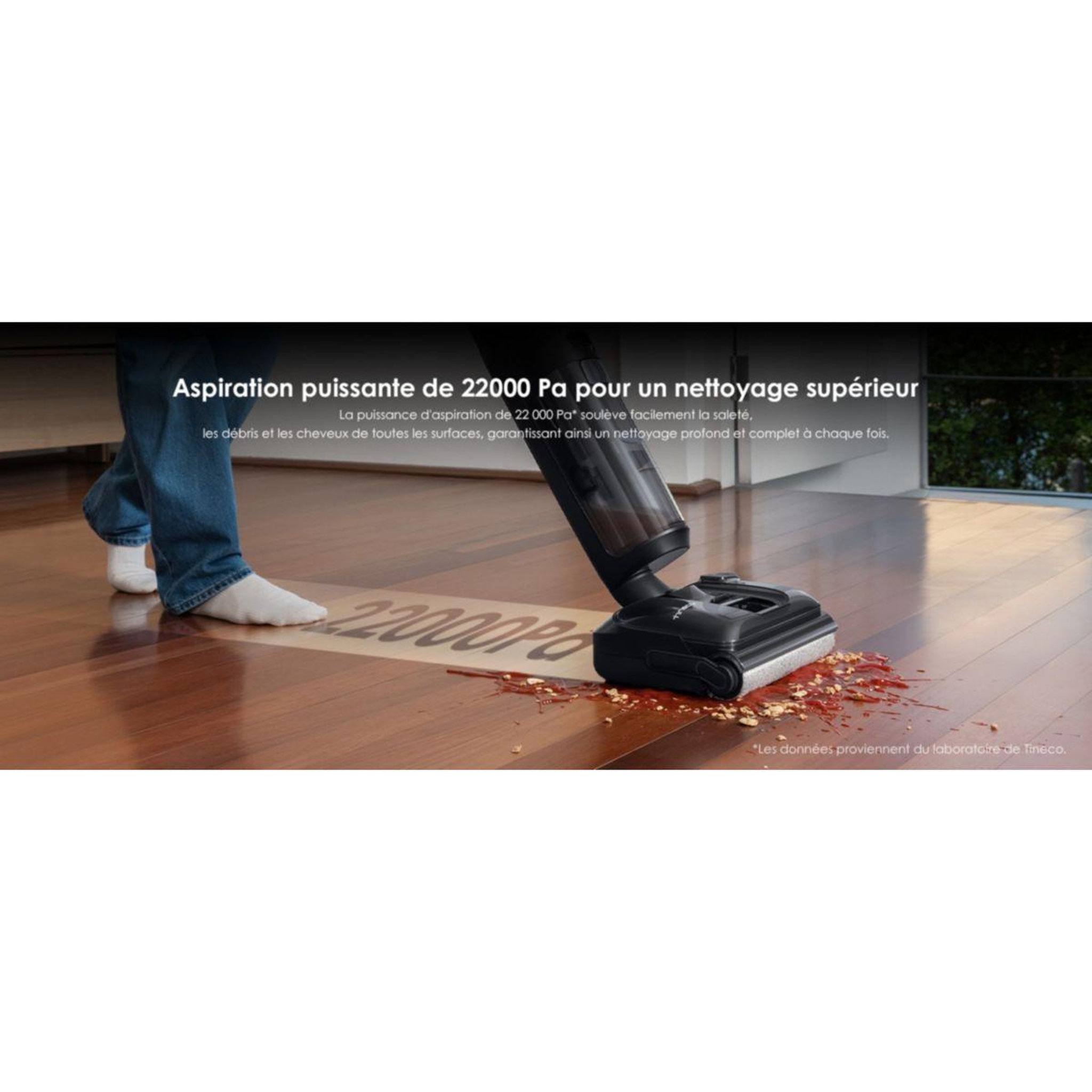 Voir la diapositive 4 : TINECO Aspirateur laveur floor one s7 switch stretch premium noir