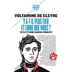 Y A-T-IL PLUS FIER ET LIBRE QUE NOUS ? TEXTES ET POEMES ANARCHA-FEMINISTES, Cleyre Voltairine de