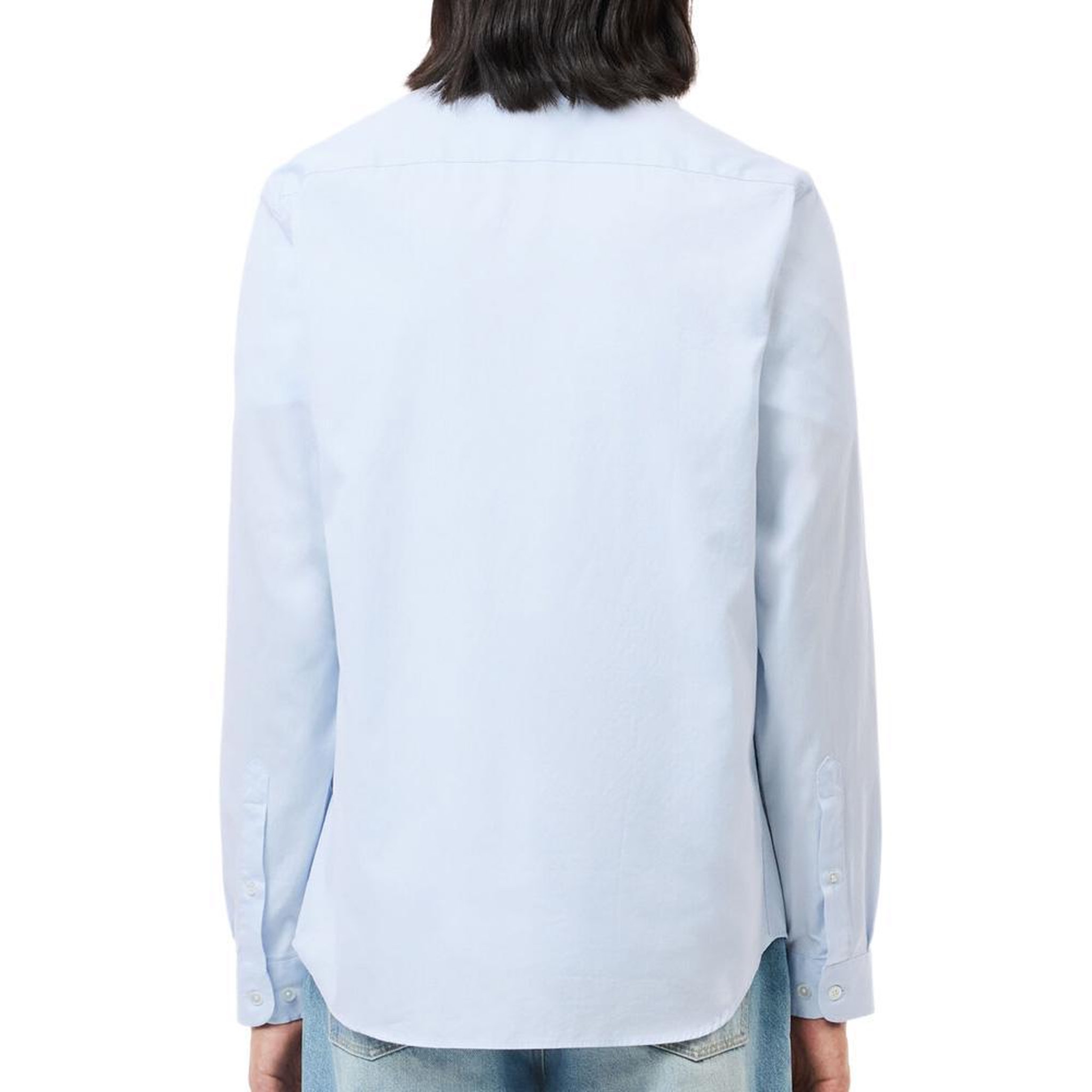 Voir la diapositive 5 : Lacoste Chemise bleu homme lacoste adult popeline