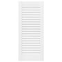 Voir la diapositive 3 : VIDAXL Portes d armoire à persiennes 4 pcs blanc 61,5x29,5 cm