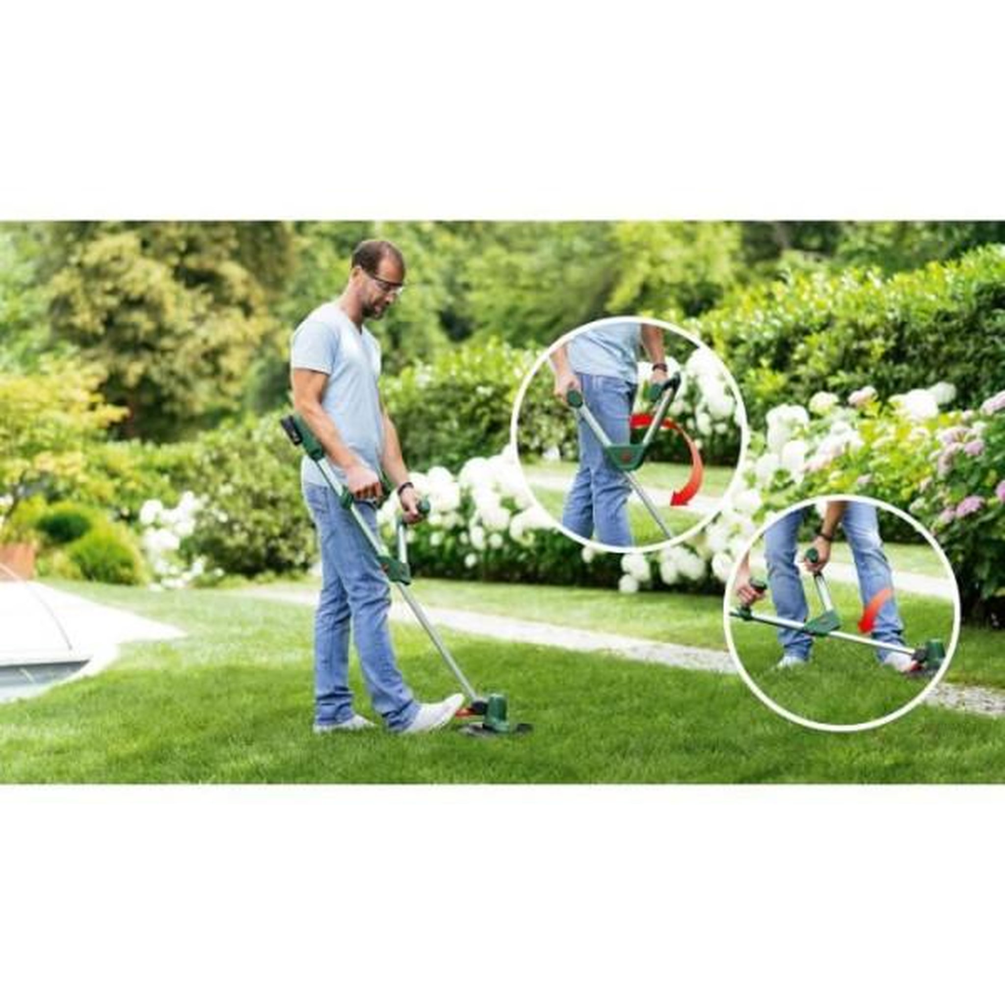 Voir la diapositive 5 : BOSCH Coupe-bordures Bosch - UniversalGrassCut 18-260 (Livré avec 1 batterie et 1 chargeur) - PowerForAll