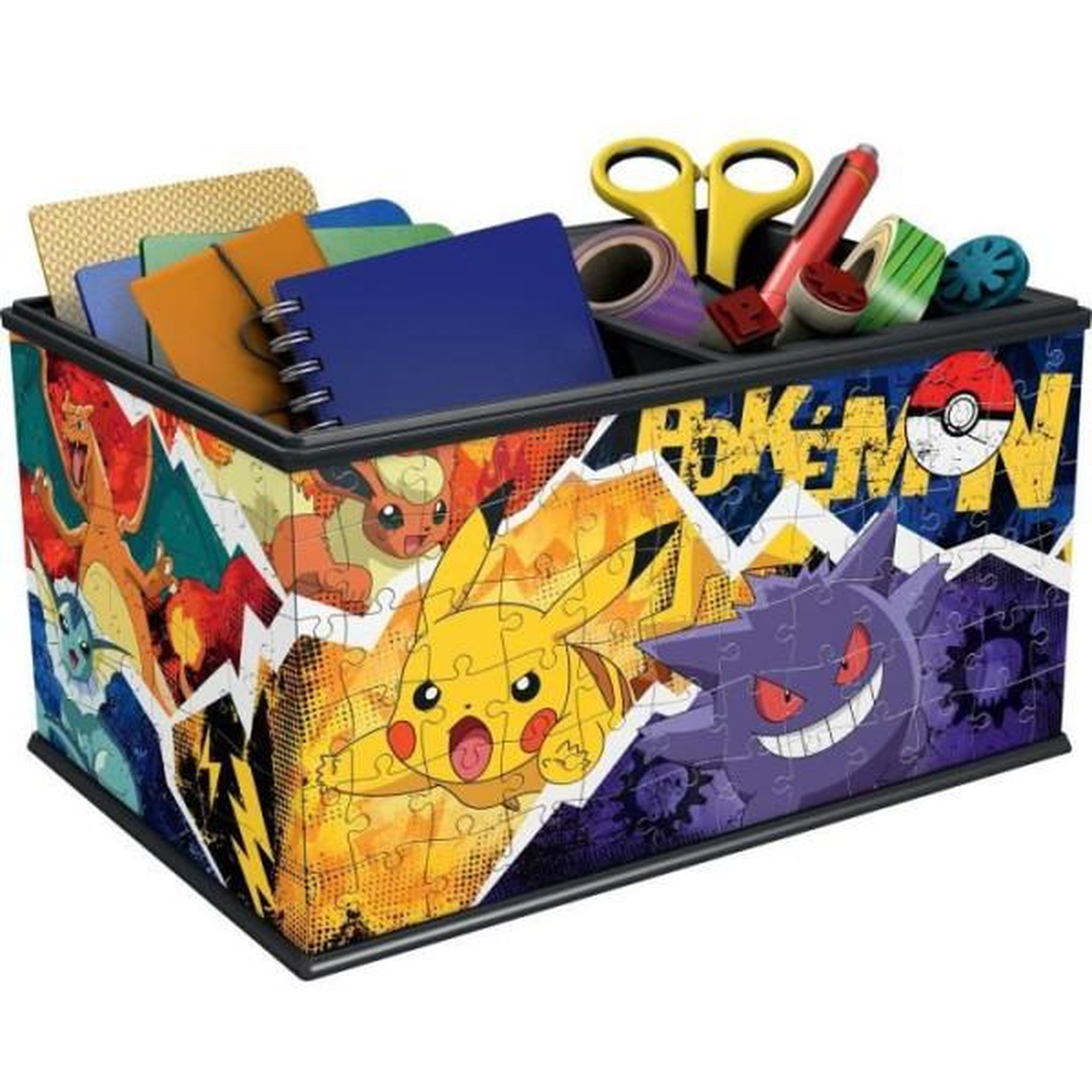 Voir la diapositive 2 : RAVENSBURGER Boite de rangement Pokémon Puzzle 3D - Ravensburger - 216 pieces - A partir de 8 ans