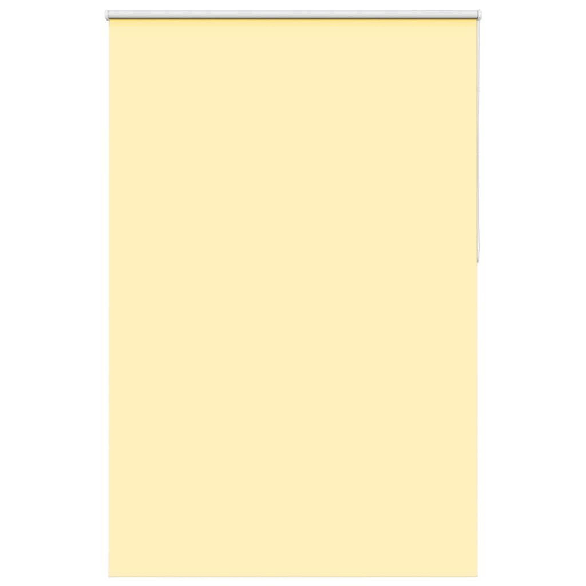 VIDAXL Store enrouleur occultant jaune largeur du tissu 161,6 cm
