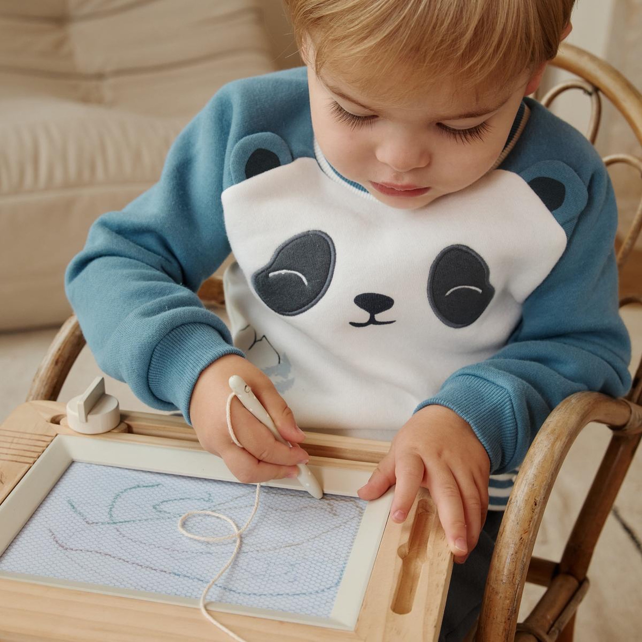 Voir la diapositive 6 : Petit Béguin Ensemble enfant sweat et pantalon en molleton Tao