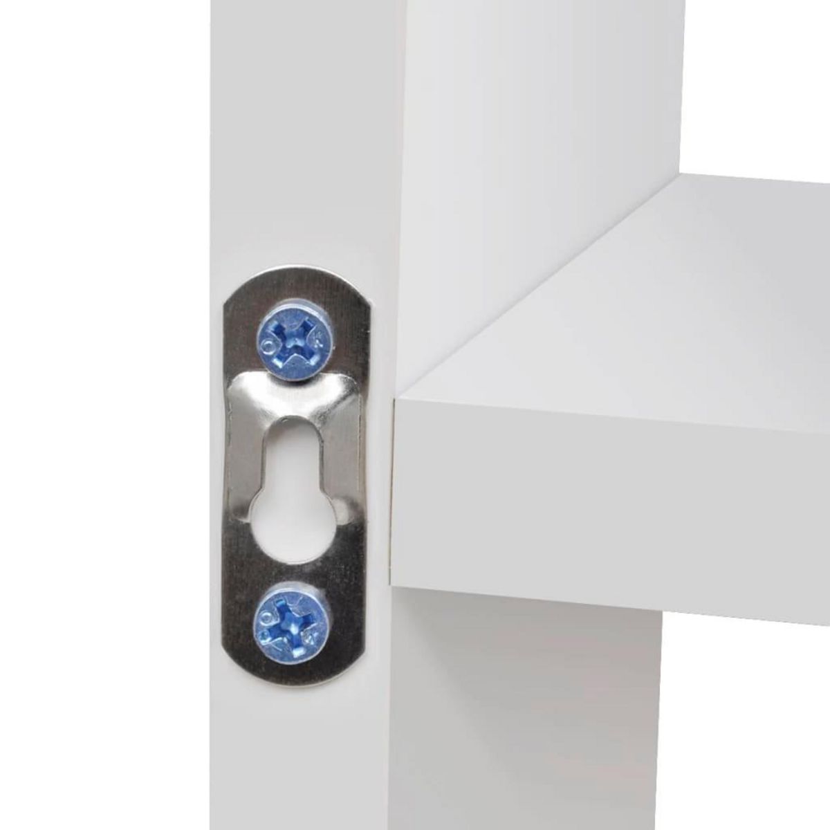 VIDAXL Etagere murale d'affichage 8 compartiments Blanc