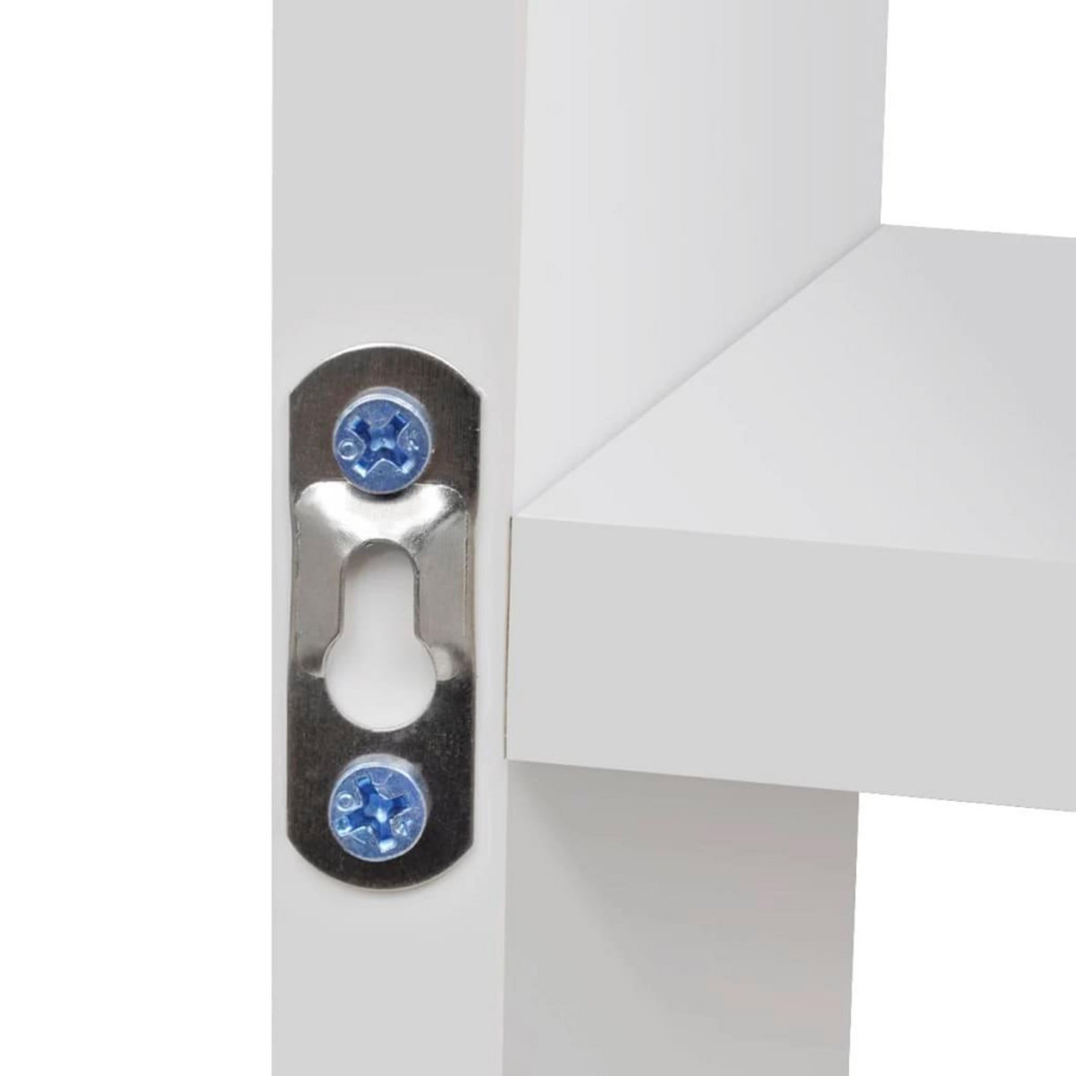 VIDAXL Etagere murale d'affichage 8 compartiments Blanc