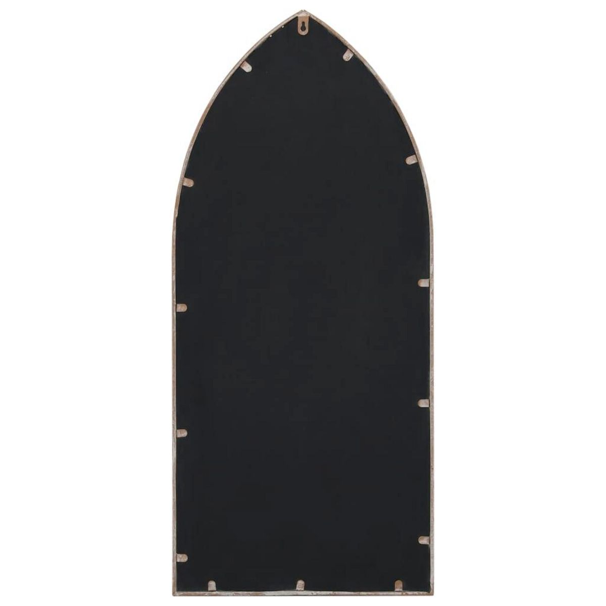 VIDAXL Miroir de jardin Sable 70x30 cm Fer pour utilisation exterieure