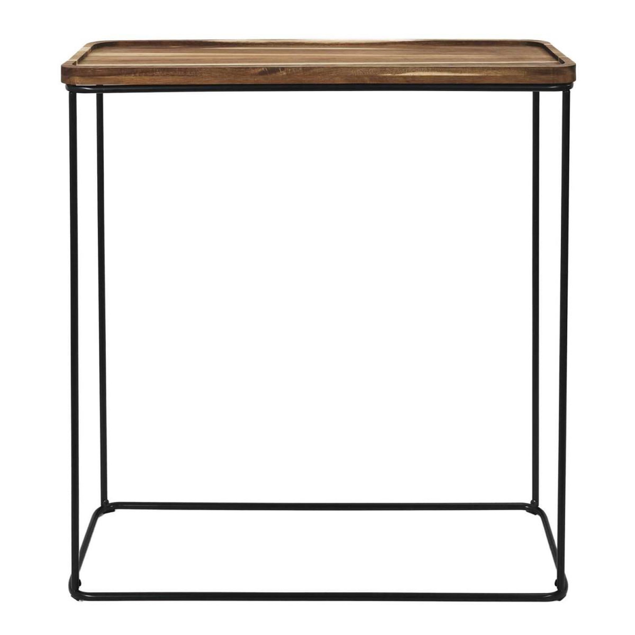 Voir la diapositive 2 : The Home Deco Factory Console en bois  acacia  82cm marron
