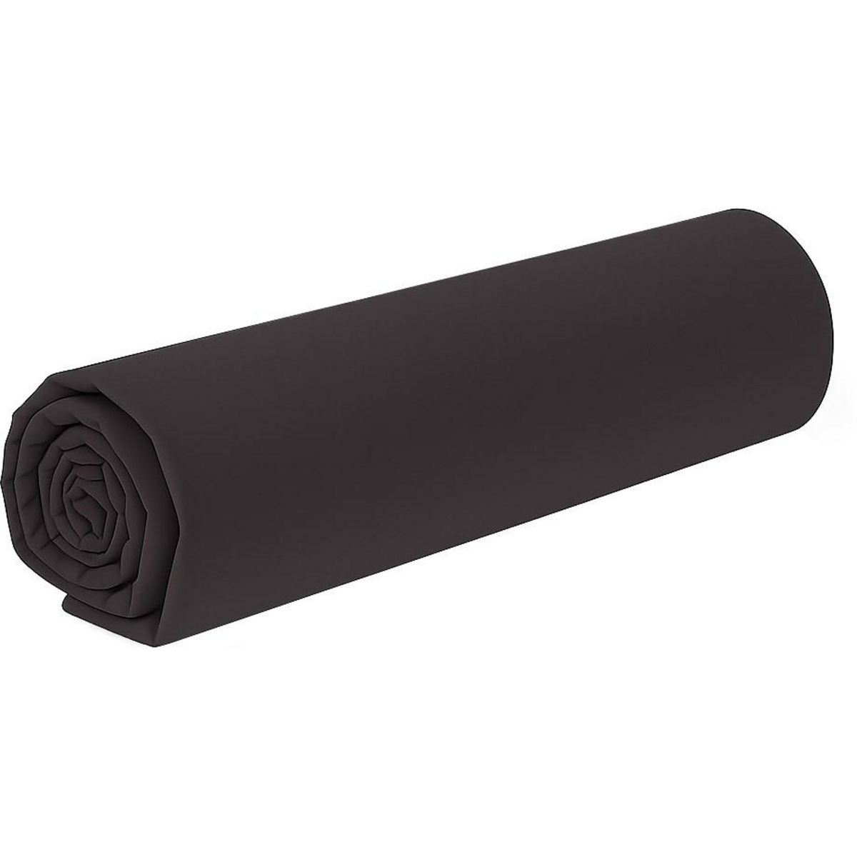 Home collection Drap Housse 100% Coton 57fils - Graphite 140x190