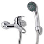 Voir la diapositive 1 : VIDAXL Kit de robinet de douche Chrome
