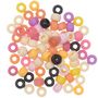 Voir la diapositive 2 : RICO DESIGN Itoshii pack 80 perles ponii fruit mix