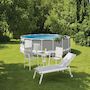 Voir la diapositive 5 : INTEX Piscine tubulaire Prism Frame ronde 5,49 x 1,22 m - Intex