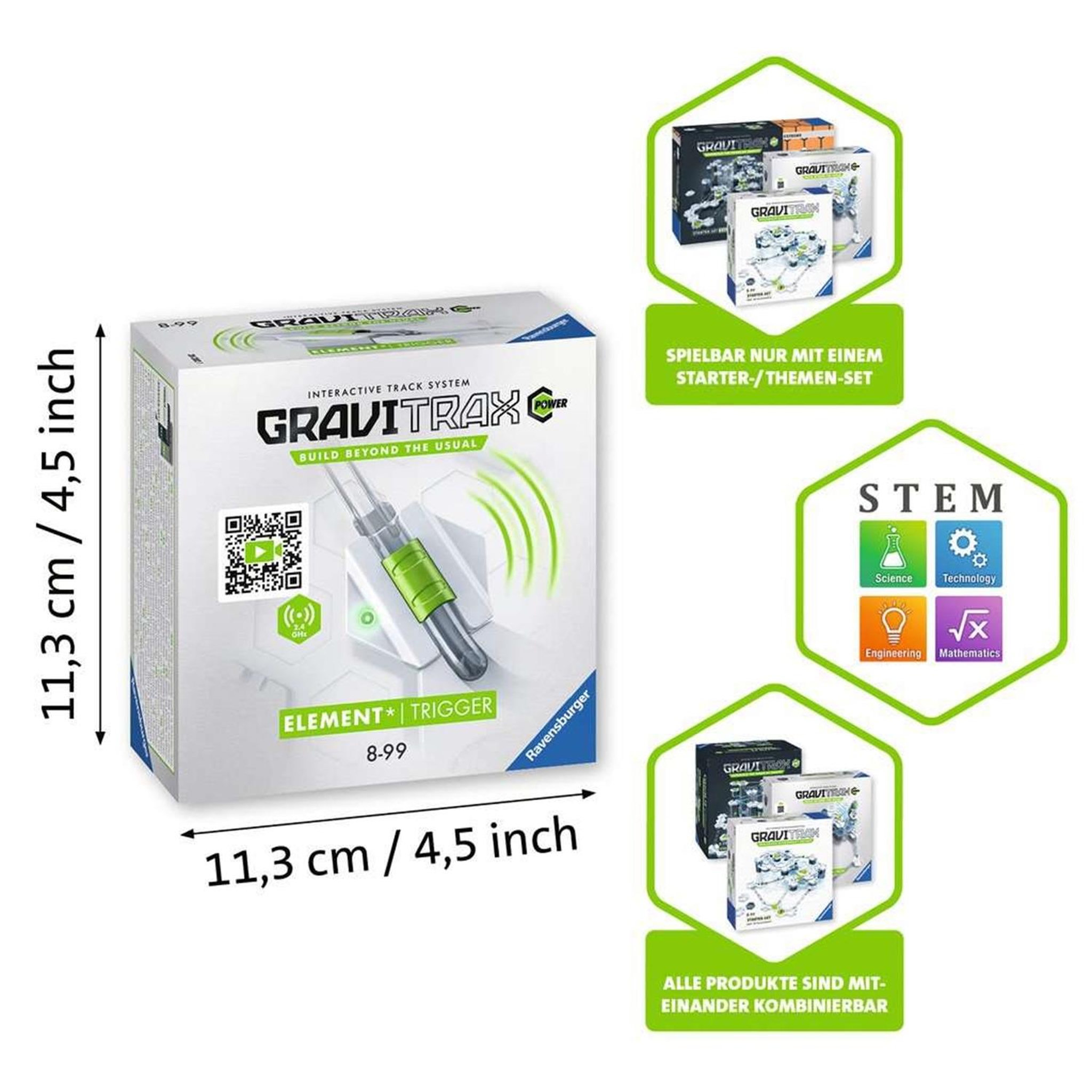 Voir la diapositive 4 : RAVENSBURGER GraviTrax POWER Élément déclencheur
