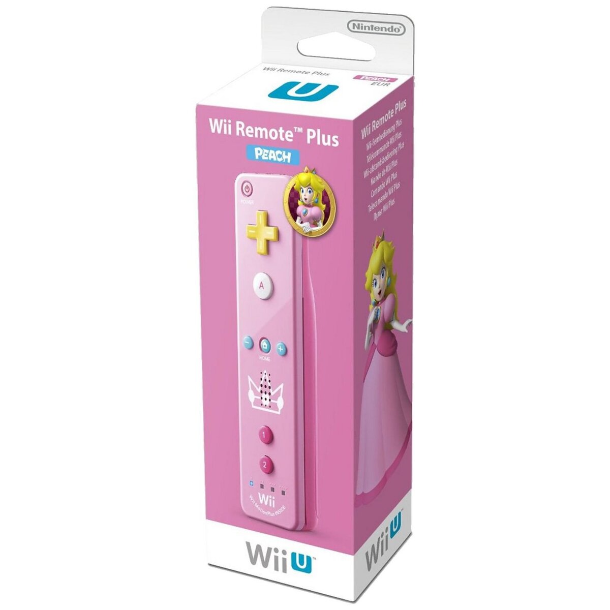 Télécommande Wii U Remote Plus 'Peach' Rose