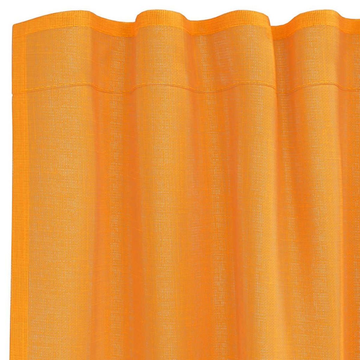 VIDAXL Rideaux en voile avec boucles 2 pcs orange 140x260 cm