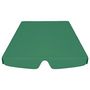 Voir la diapositive 4 : VIDAXL Toit de rechange de balançoire vert 150/130x105/70 cm