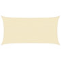 Voir la diapositive 2 : VIDAXL Voile d'ombrage 160 g/m^2 Creme 4x7 m PEHD