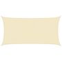 Voir la diapositive 2 : VIDAXL Voile d'ombrage 160 g/m^2 Creme 4x7 m PEHD