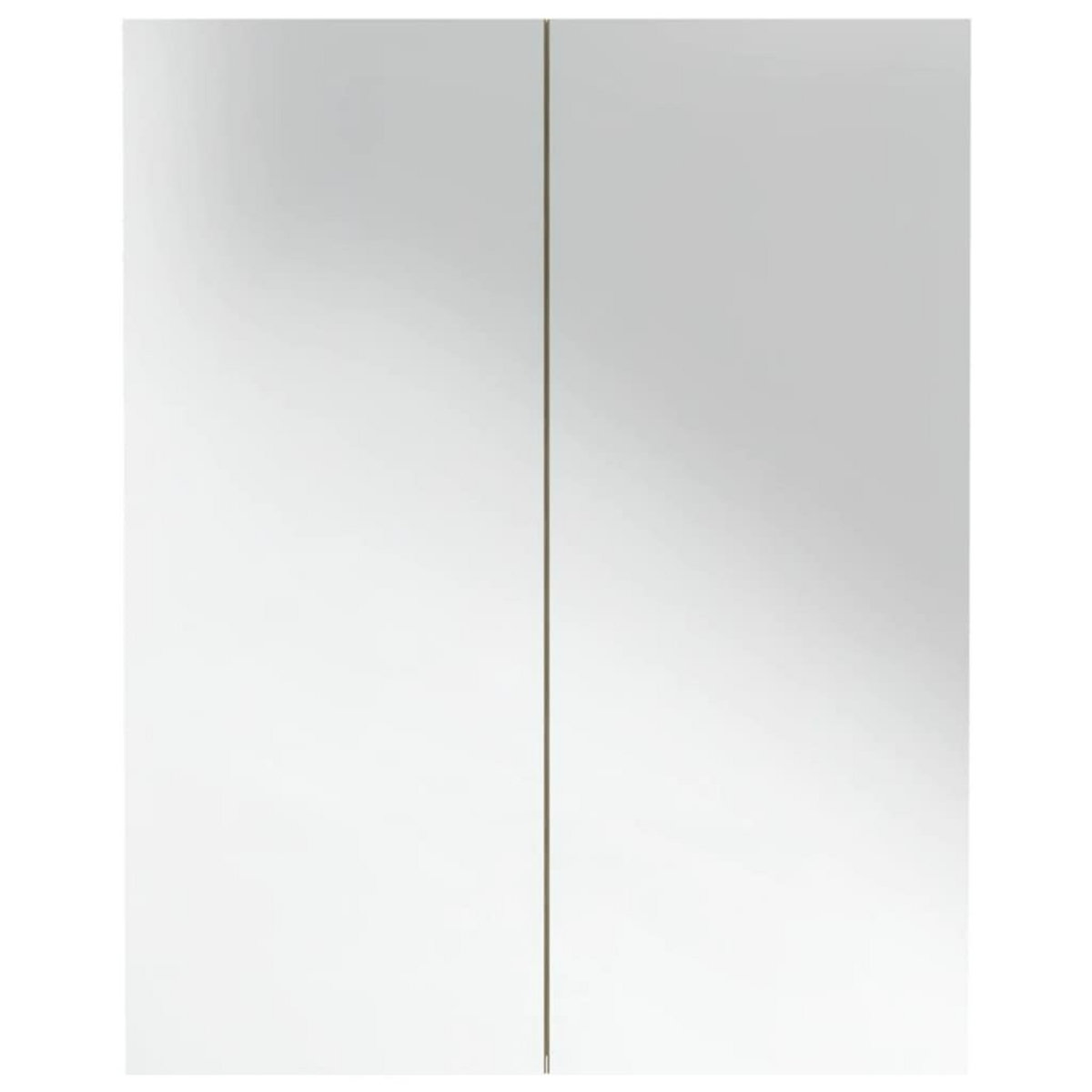 VIDAXL Armoire a miroir de salle de bain 60x15x75cm MDF Blanc et chene
