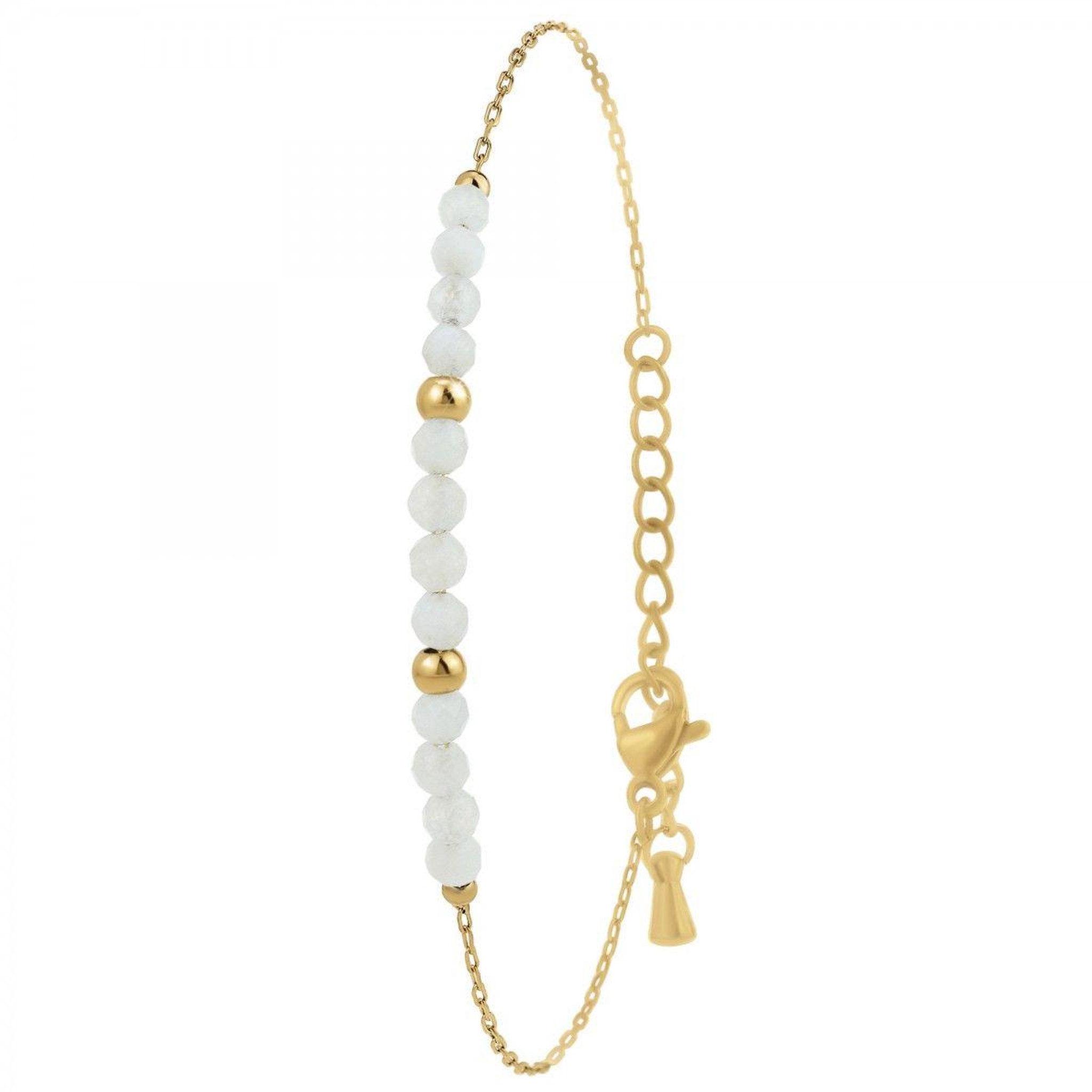 SC BOHEME Bracelet SC Bohème orné de quartz blanc