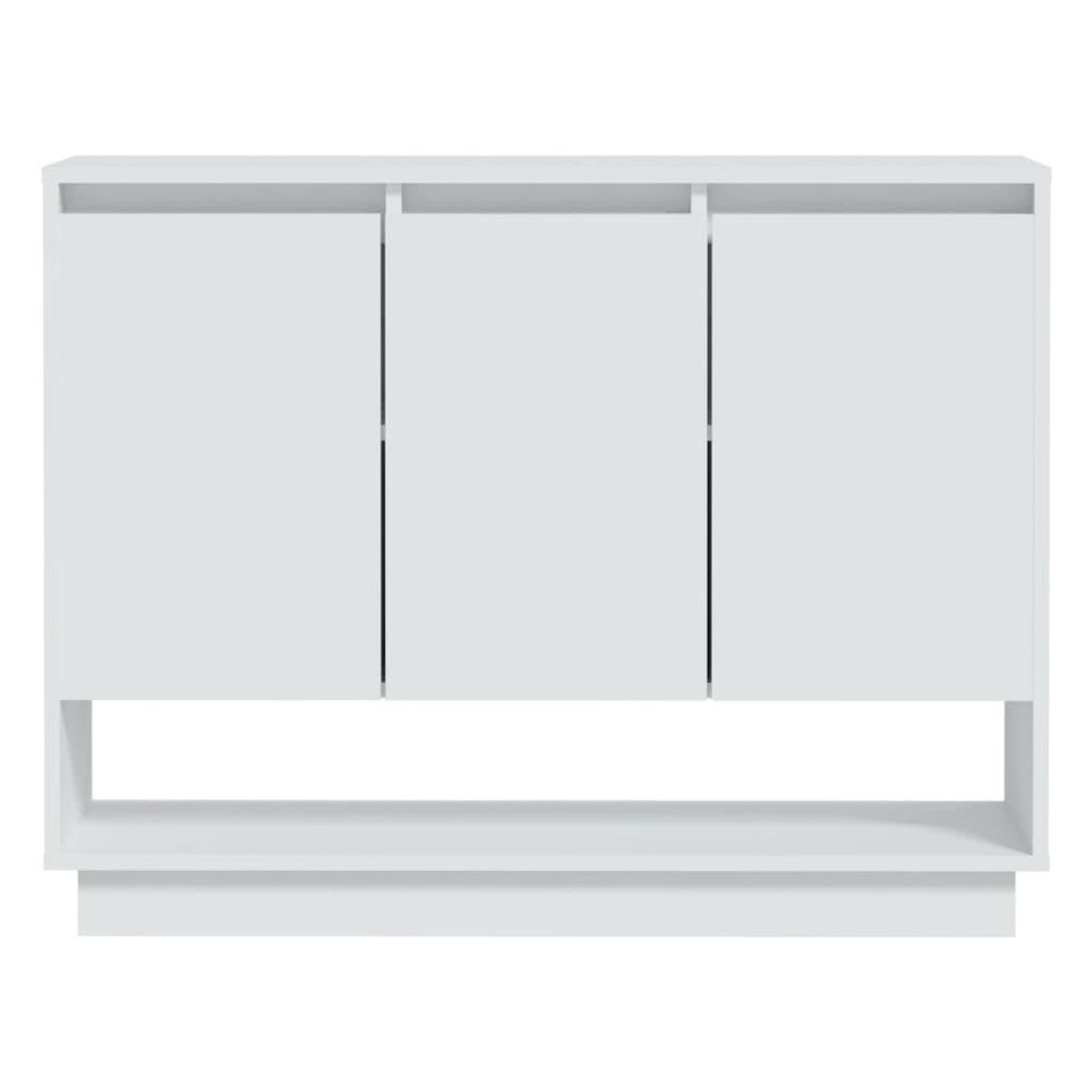 VIDAXL Buffet Blanc 97x31x75 cm Bois d'ingenierie