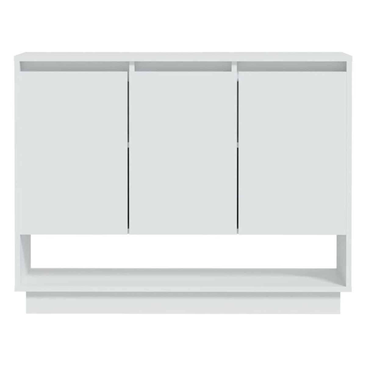 VIDAXL Buffet Blanc 97x31x75 cm Bois d'ingenierie