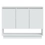 Voir la diapositive 5 : VIDAXL Buffet Blanc 97x31x75 cm Bois d'ingenierie
