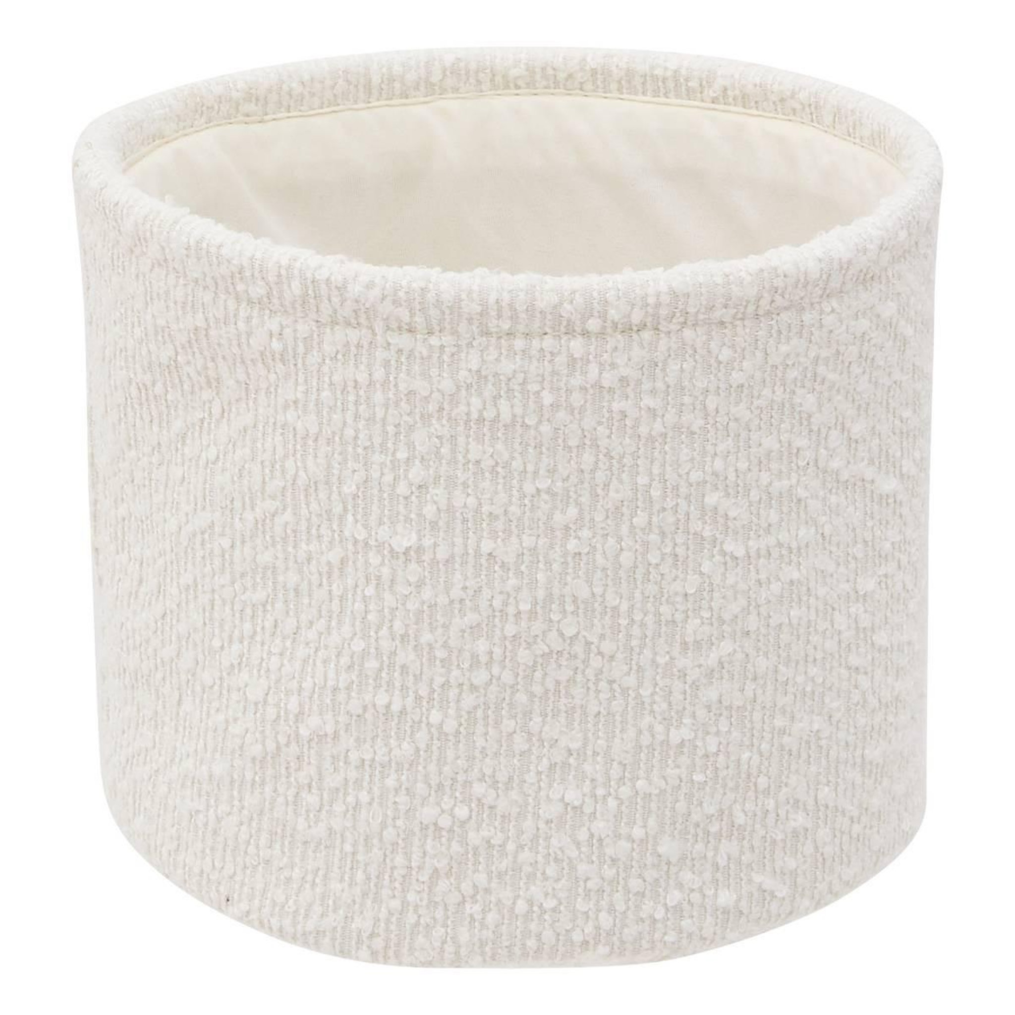 Voir la diapositive 3 : FIVE Lot de 3 Paniers de Rangement Bouclette  Yla  18cm Blanc